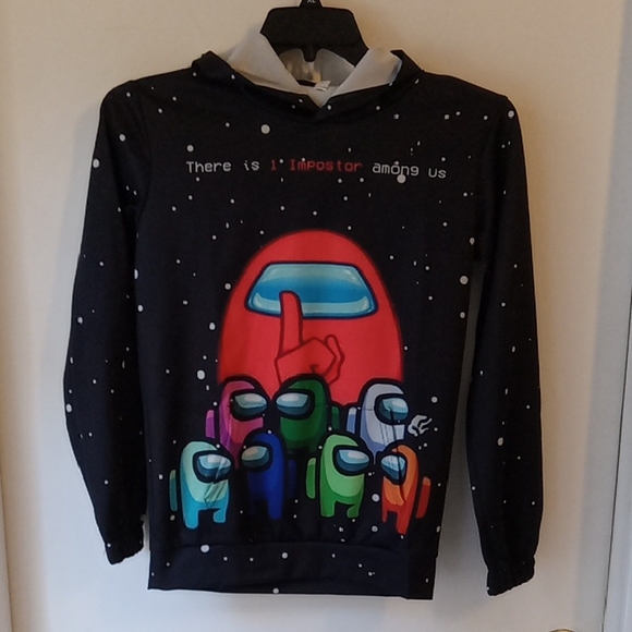 Among Us Other - Among Us Youth Hoodie with Colorful Characters Size M